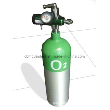 2.5L Medical Aluminum Alloy Oxygen Cylinder Set